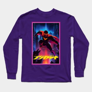 Retro Anime Comic Hero | Anime Origin | Vintage Anime Art Long Sleeve T-Shirt